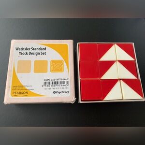 Wechsler Standard Block Design Set 2008 Pearson PsychCorp